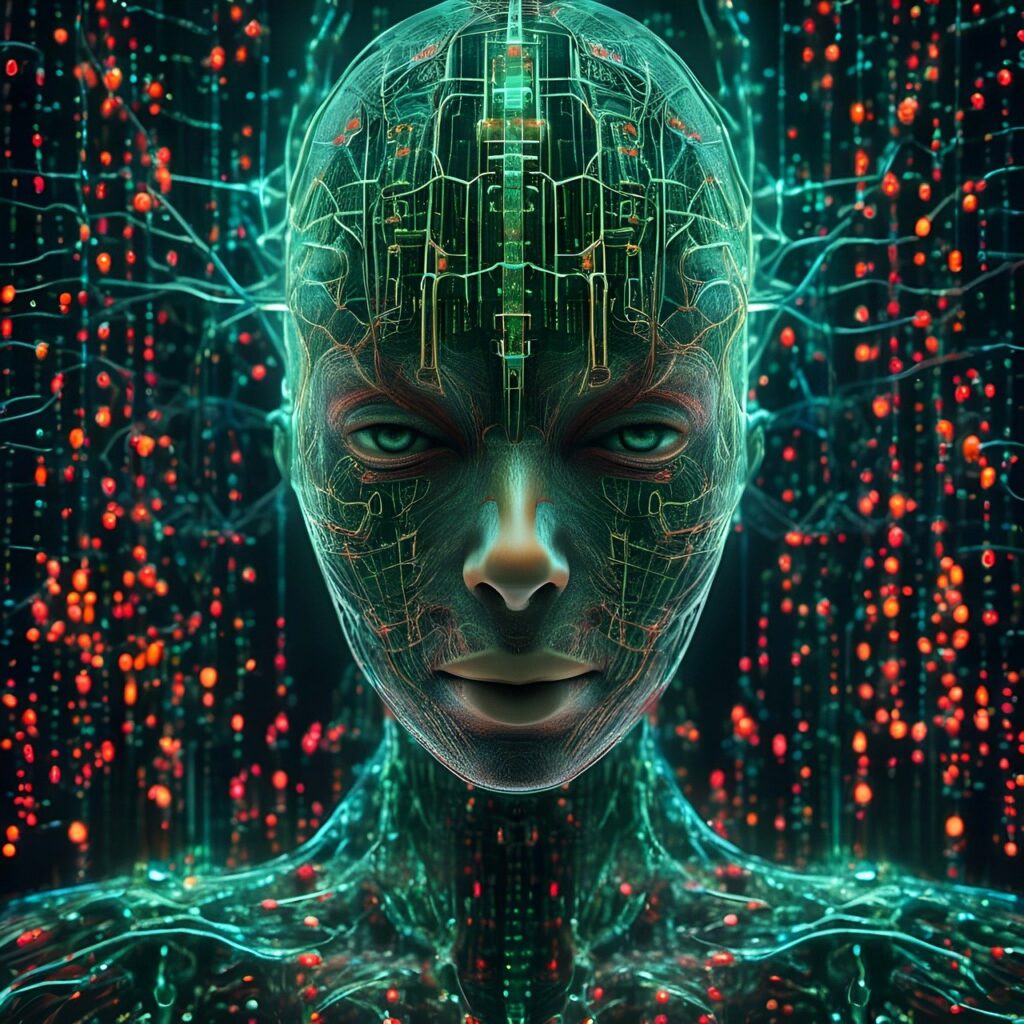 digital art, ai art, cyber