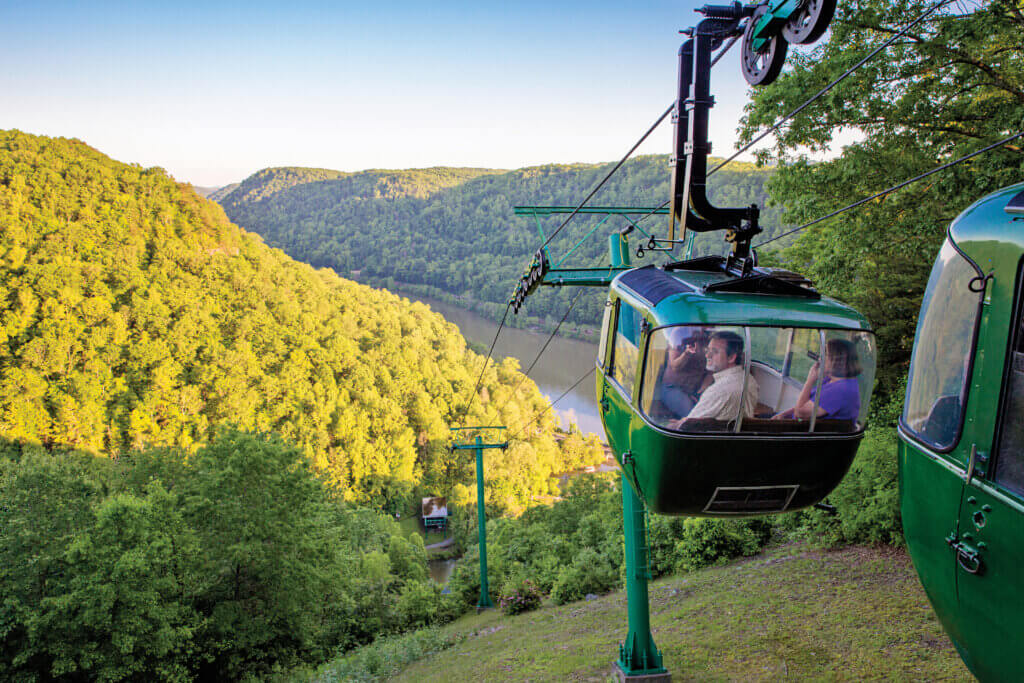 Soaring Over the New River Gorge Hawks Nest State Park Tram