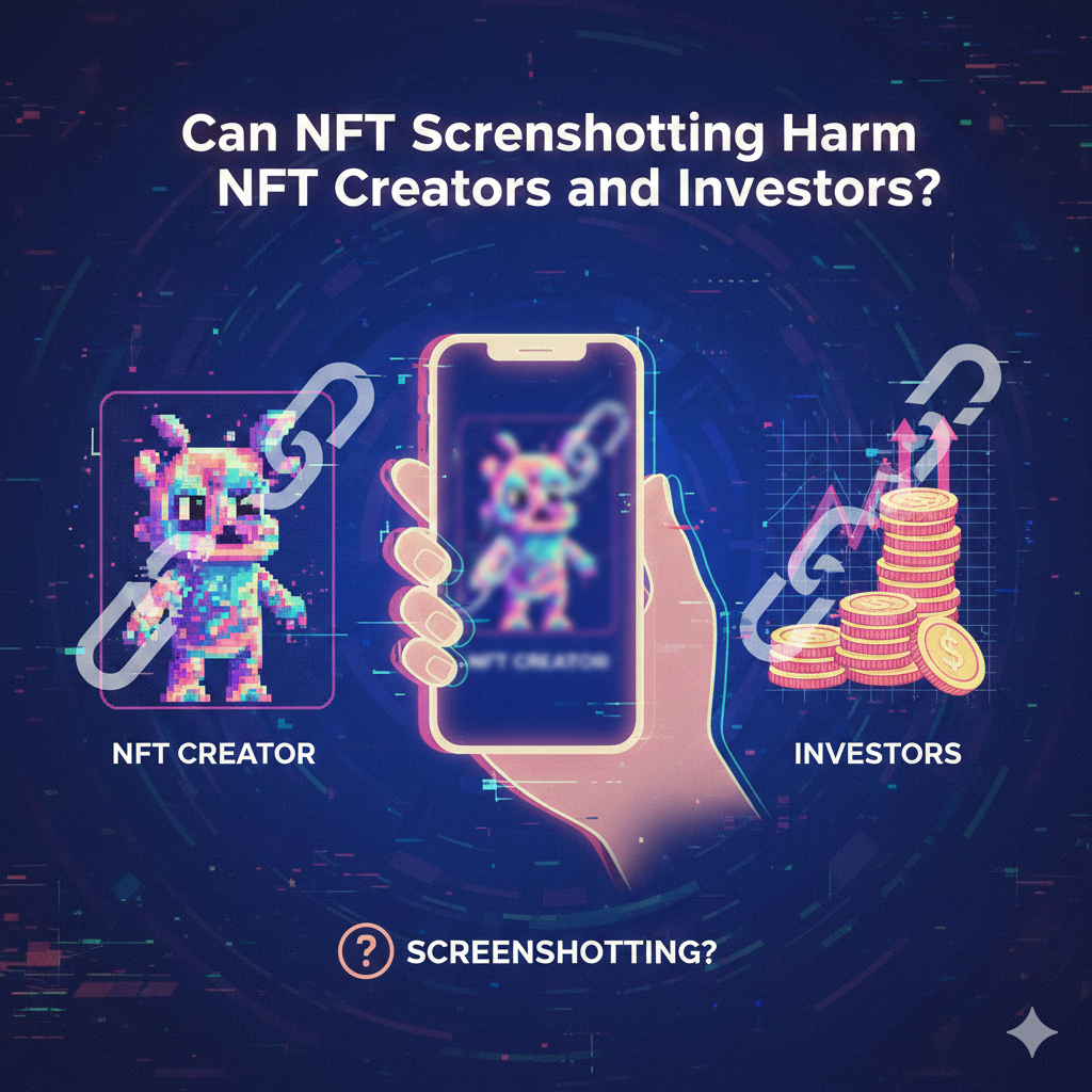 Can NFT Screenshotting Harm NFT Creators and Investors?