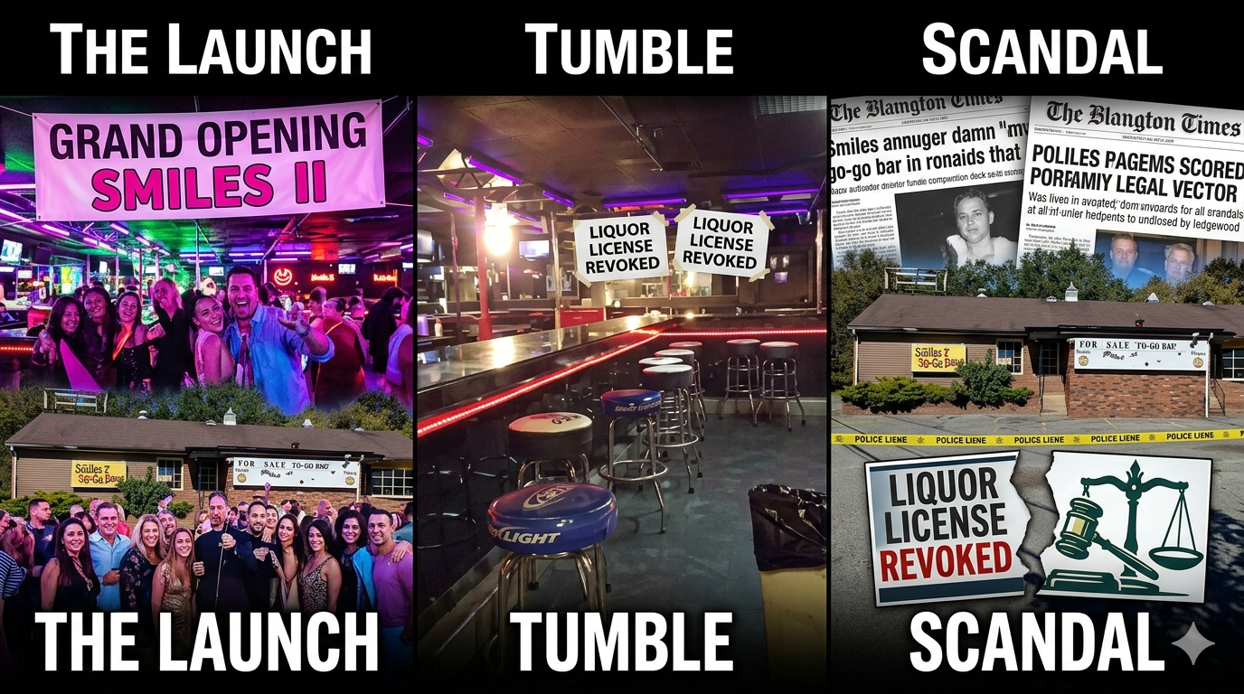 Smiles 2 Ledgewood: The Launch, Tumble, and Scandal of Smiles II Go-Go Bar