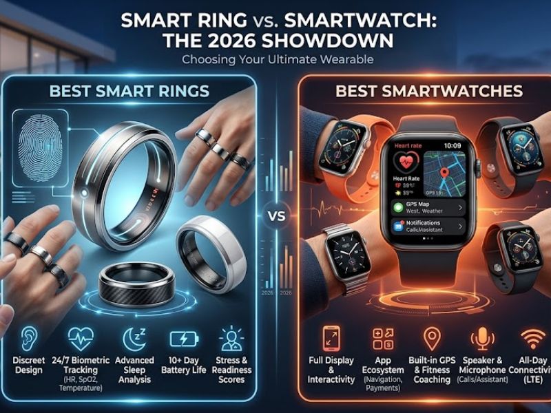 Best Smart Rings vs Best Smartwatches in 2026 Best Smart Rings vs Best Smartwatches in 2026