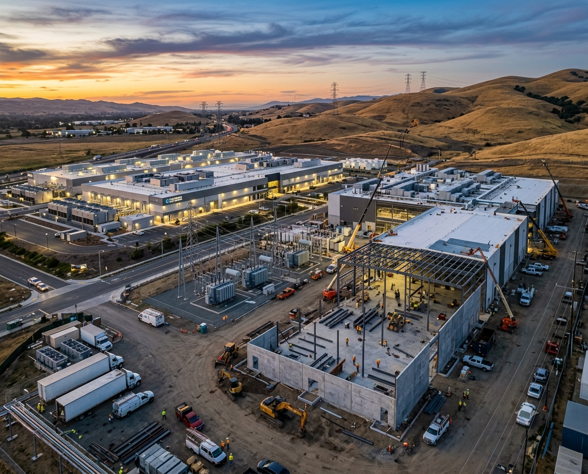 California Data Centers Expand to Meet Growing AI Demand