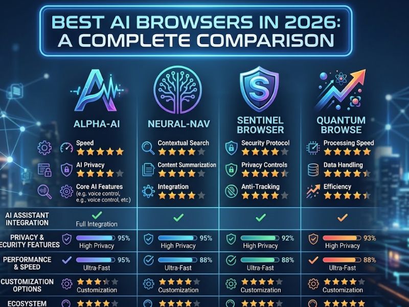 Best AI Browsers in 2026: A Complete Comparison Best AI Browsers in 2026: A Complete Comparison