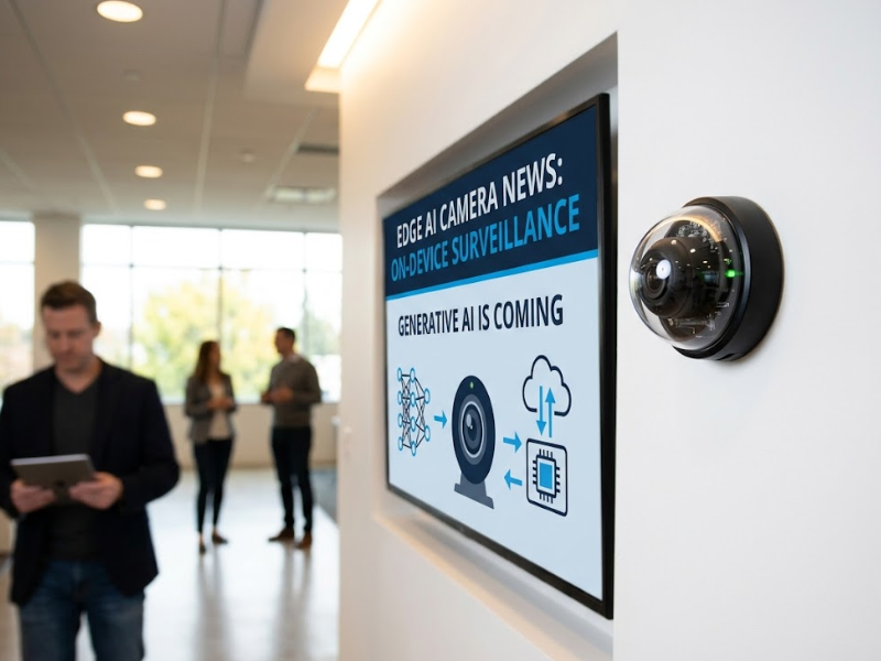 Edge AI Camera News: How Generative AI Is Coming to On-Device Surveillance Edge AI Camera News: How Generative AI Is Coming to On-Device Surveillance
