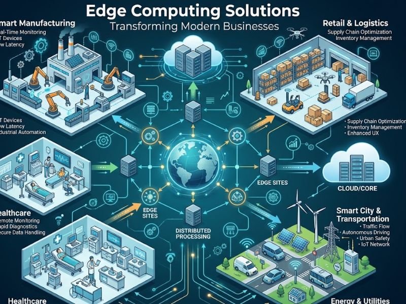 Edge Computing Solutions: How Edge Technology Is Transforming Modern Businesses Edge Computing Solutions: How Edge Technology Is Transforming Modern Businesses